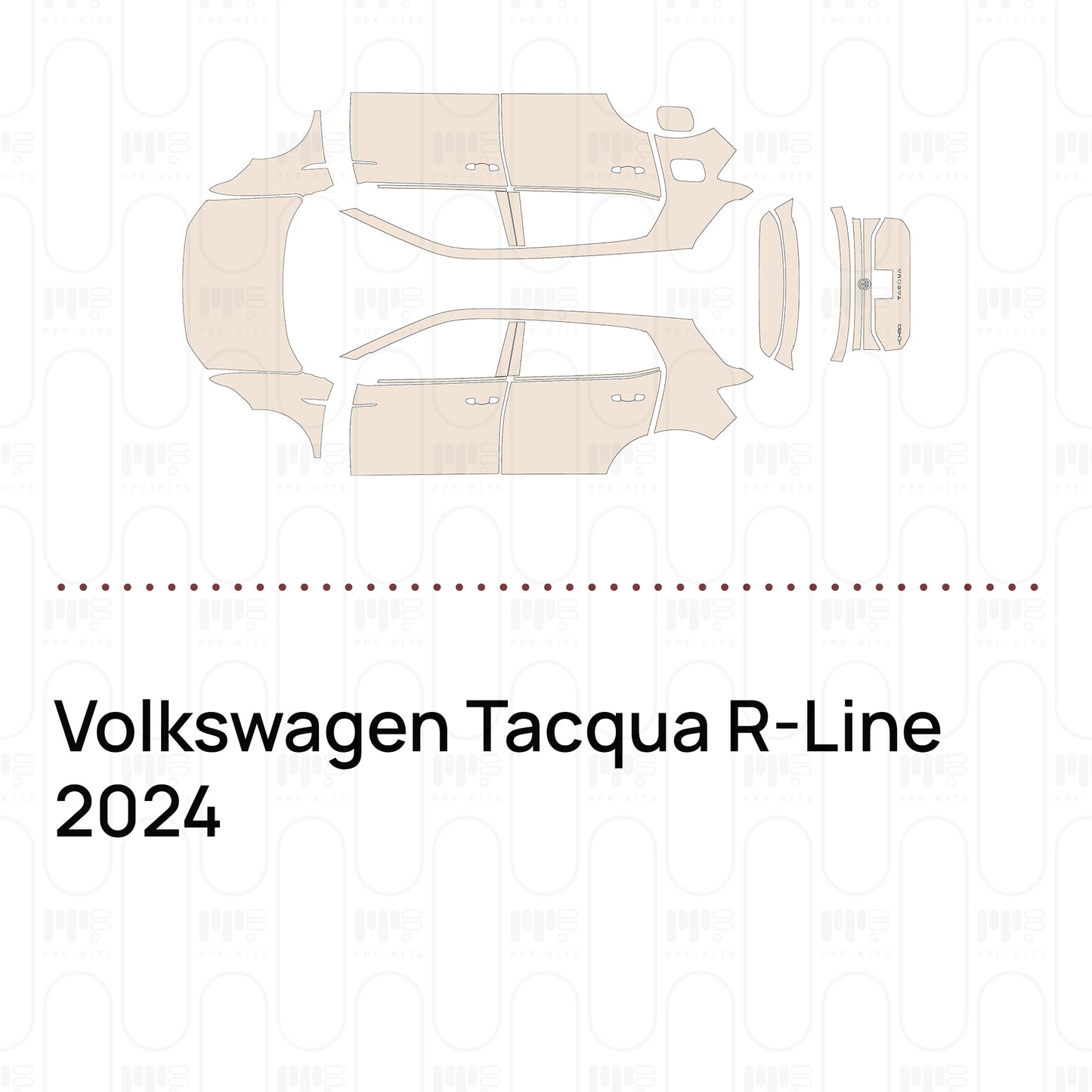 PPF precortado Volkswagen Tacqua R-Line 2024