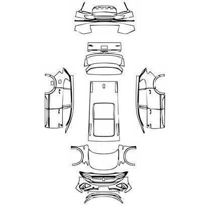 Pre-Cut PPF Volkswagen Talagon R-line 2023 - PPF-Kits