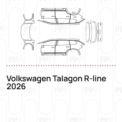 Pre-Cut PPF Volkswagen Talagon R-line 2026