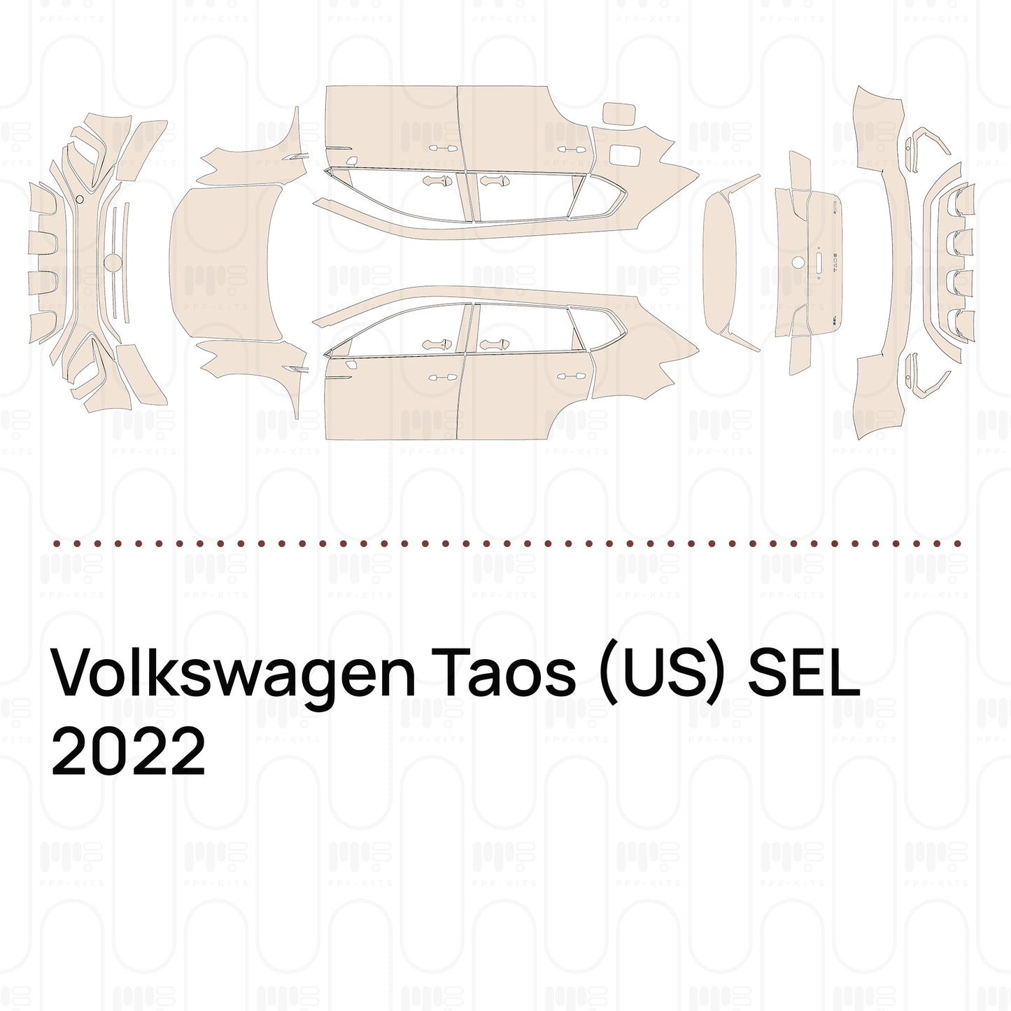 PPF precortado Volkswagen Taos (US) SEL 2022