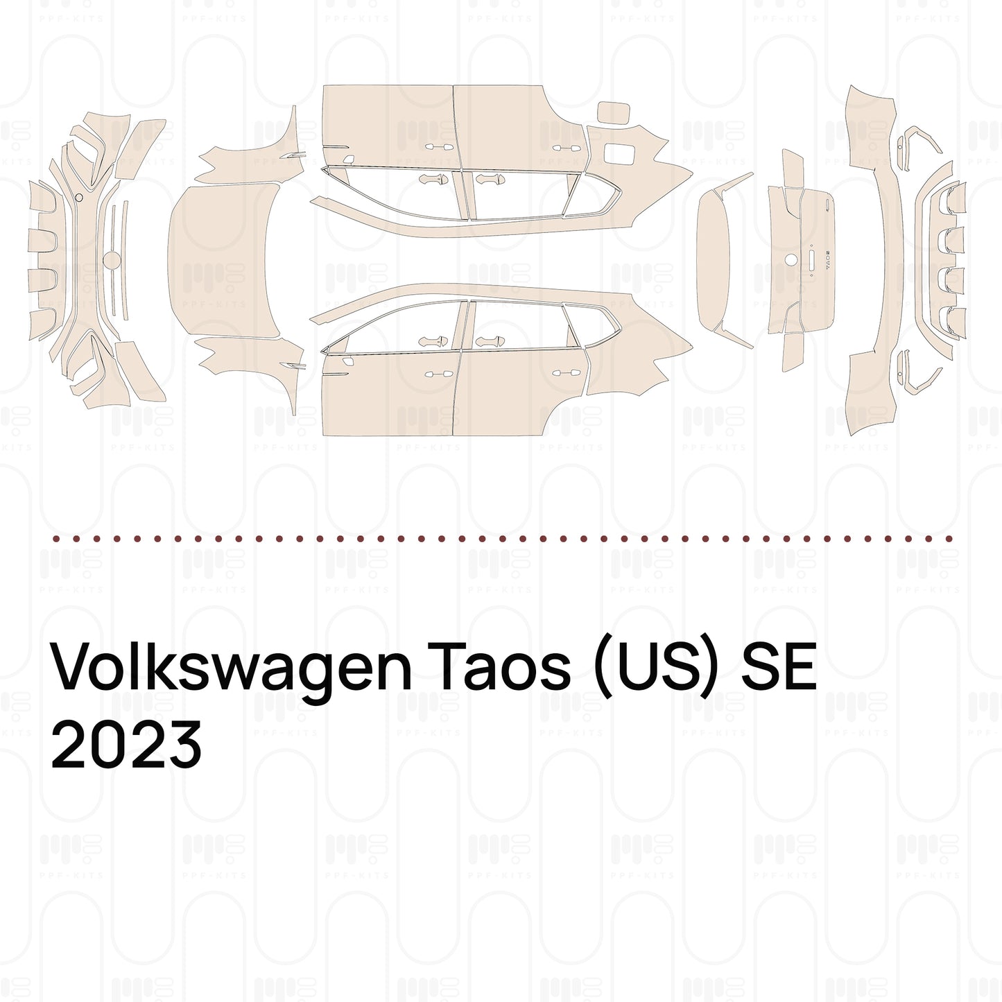 PPF precortado Volkswagen Taos (US) SE 2023