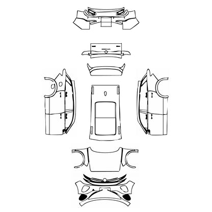 Pre-Cut PPF Volkswagen Tavendor Base 2025 - PPF-Kits