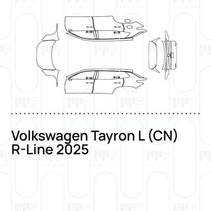 Pre-Cut PPF Volkswagen Tayron L (CN) R-Line 2025