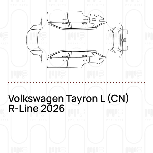 Pre-Cut PPF Volkswagen Tayron L (CN) R-Line 2026