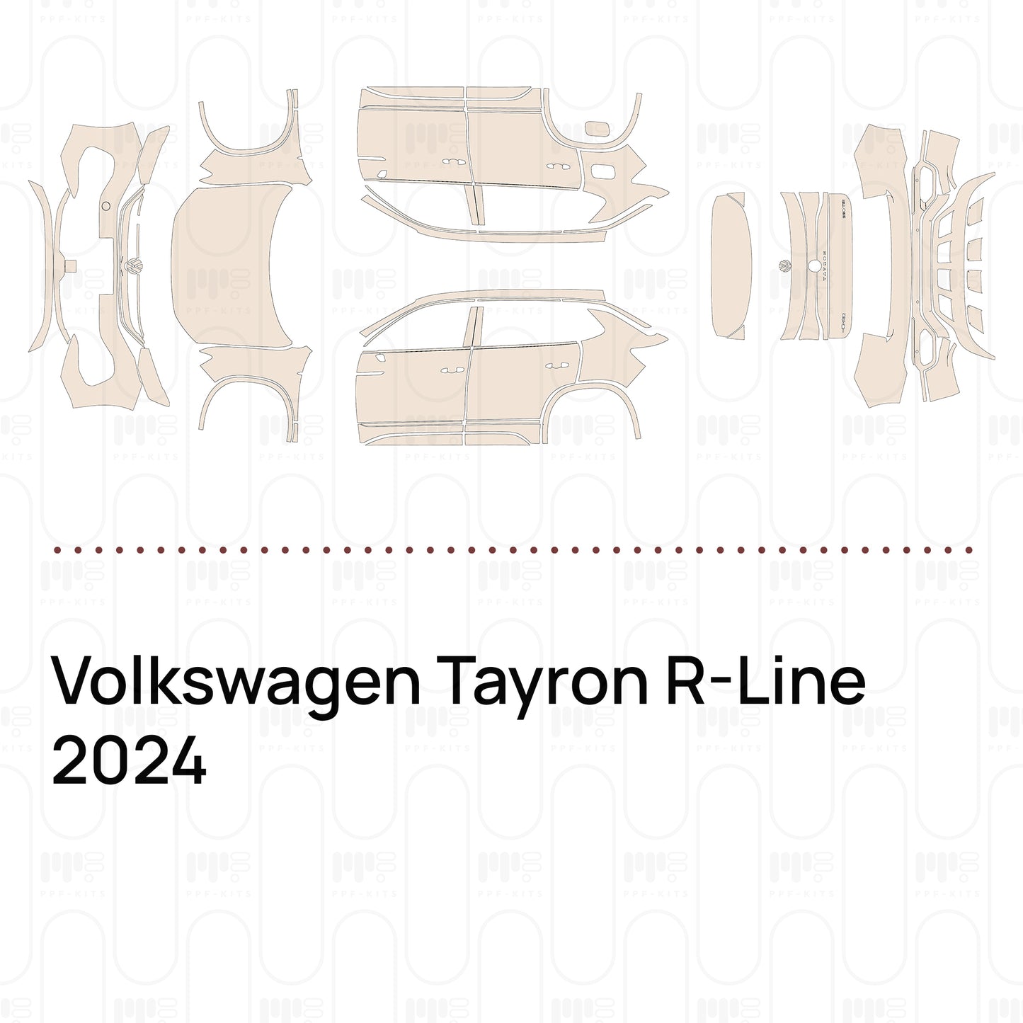 PPF precortado Volkswagen Tayron R-Line 2024