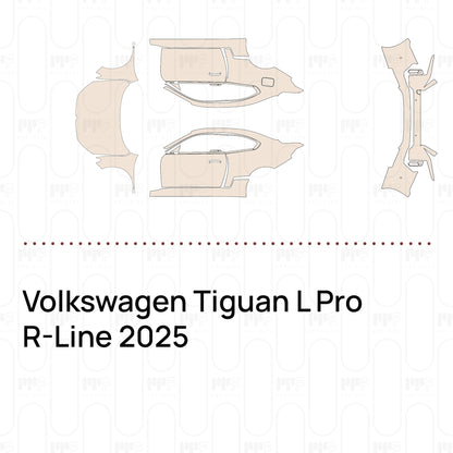 PPF precortado Volkswagen Tiguan L Pro R-Line 2025
