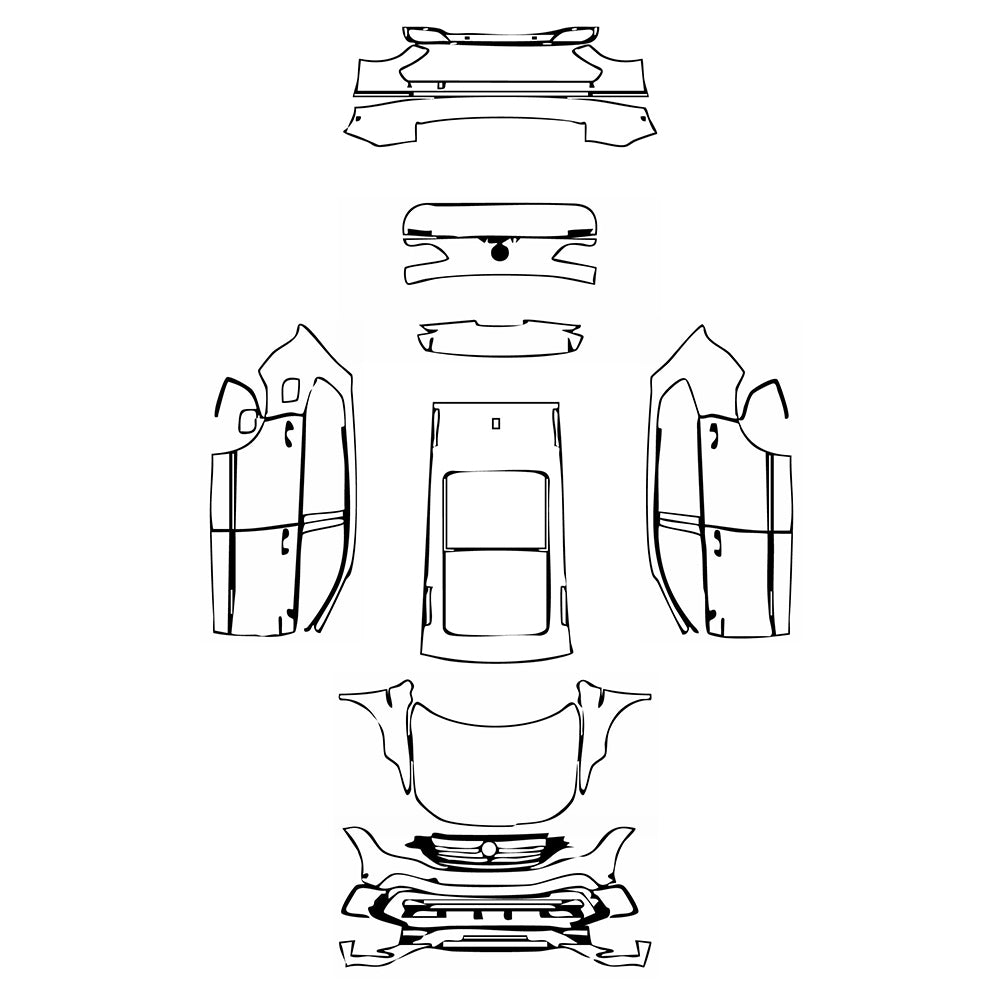 Pre-Cut PPF Volkswagen Tiguan L R-line 2023 - PPF-Kits