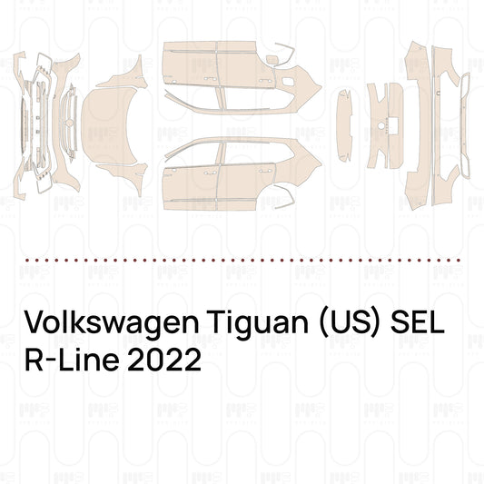 PPF precortado Volkswagen Tiguan (US) SEL R-Line 2022