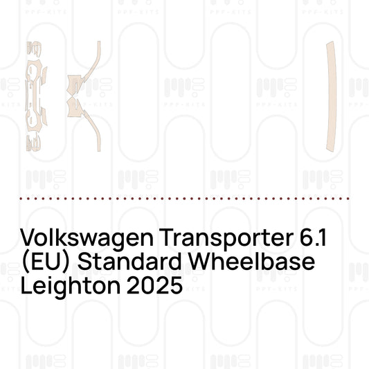 Lámina de protección PPF precortada Volkswagen Transporter 6.1 (EU) Standard Wheelbase Leighton 2025