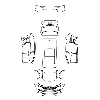 Pre-Cut PPF Volkswagen Viloran Base 2022 - PPF-Kits