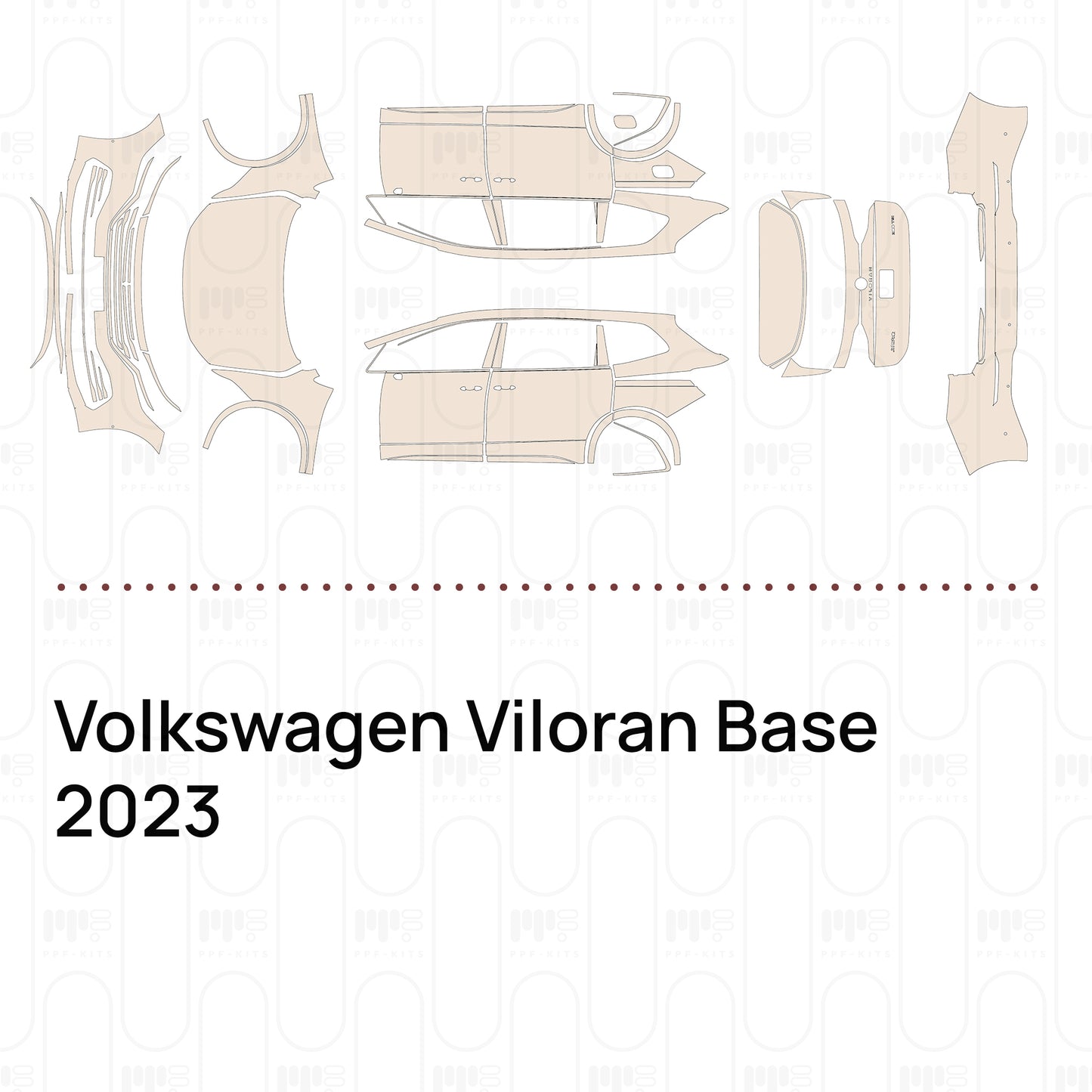 PPF precortado Volkswagen Viloran Base 2023