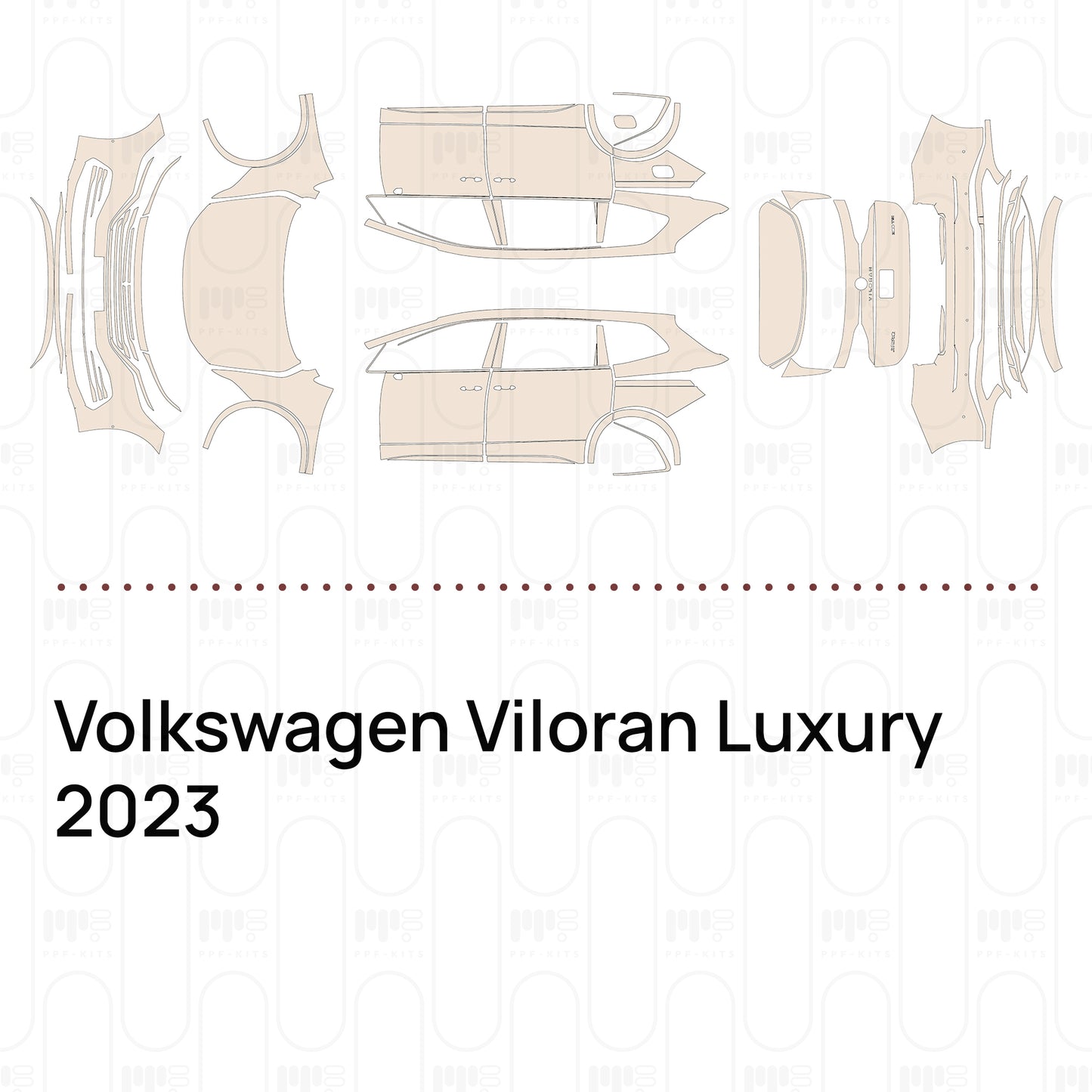 PPF precortado Volkswagen Viloran Luxury 2023