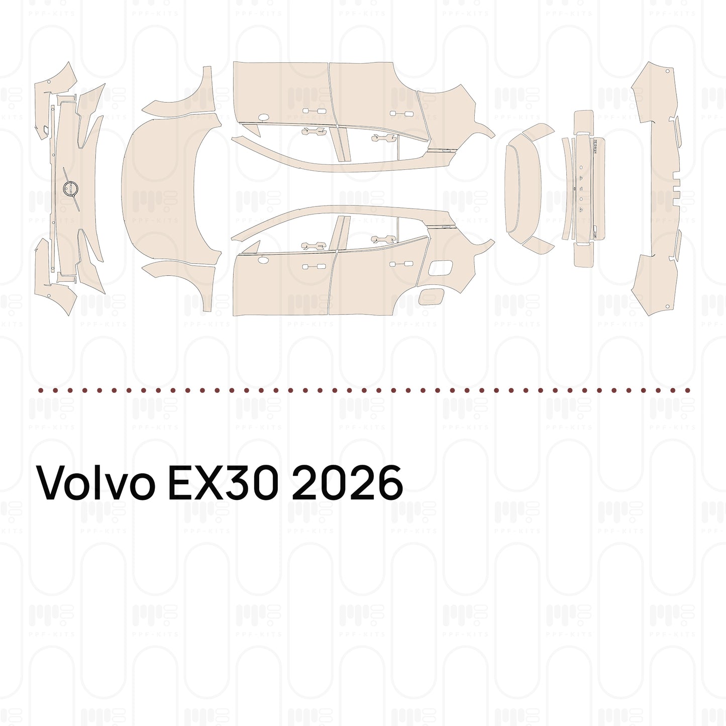 PPF precortado Volvo EX30 2026