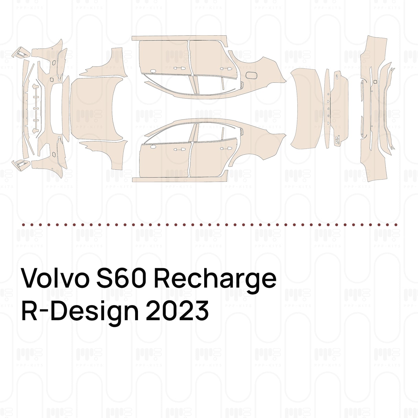 PPF precortado Volvo S60 Recharge R-Design 2023