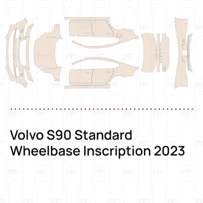 Pre-Cut PPF Volvo S90 Standard Wheelbase Inscription 2023