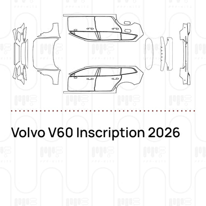 Pre-Cut PPF Volvo V60 Inscription 2026