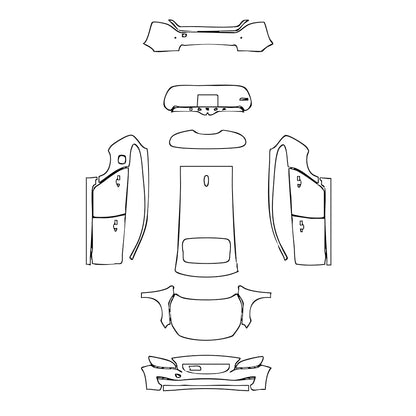 Pre-Cut PPF Volvo V60 Momentum 2015 - PPF-Kits