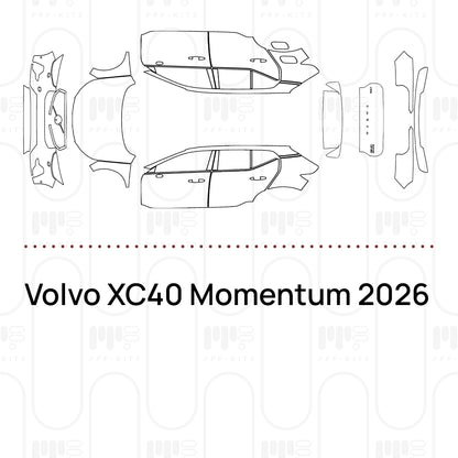 Pre-Cut PPF Volvo XC40 Momentum 2026