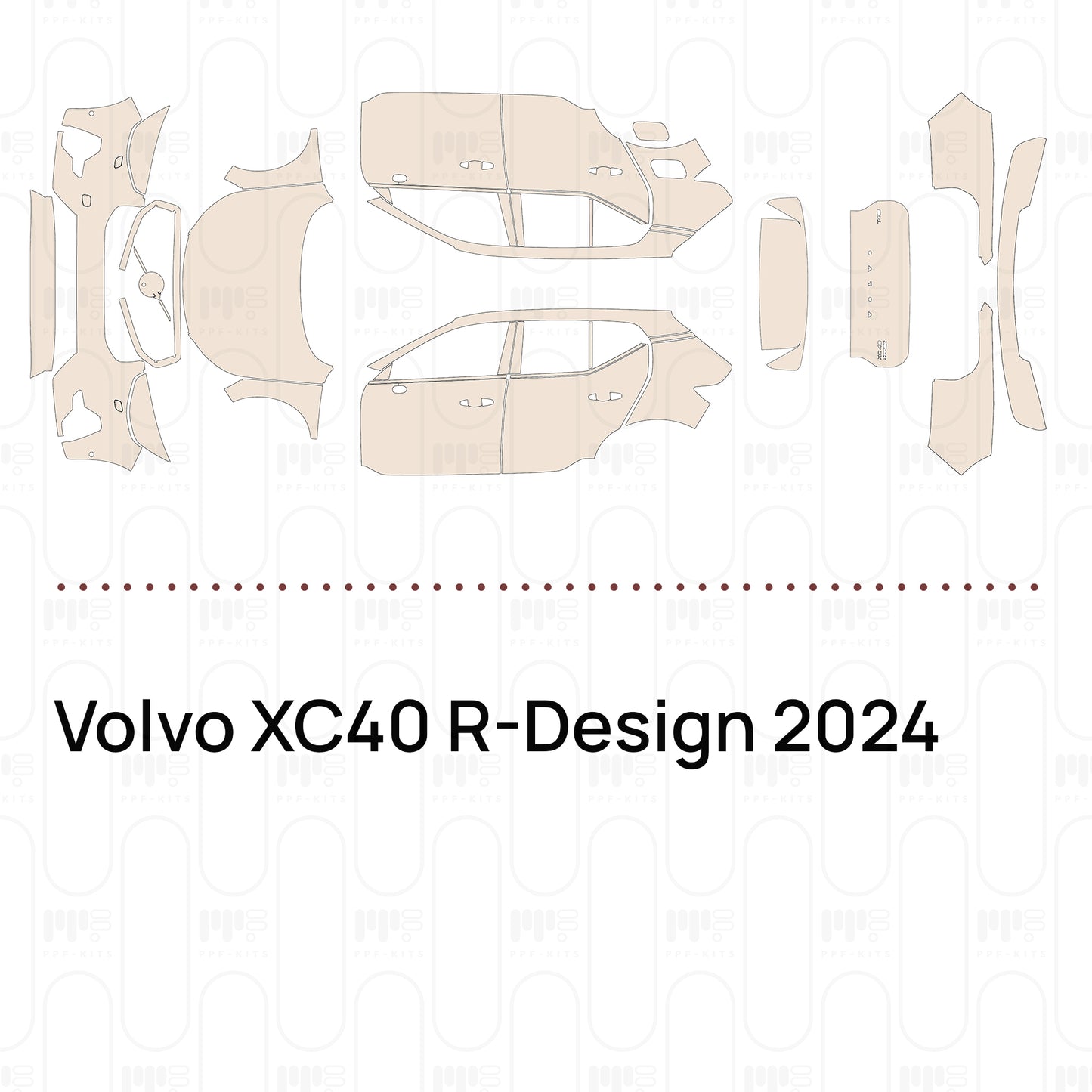 PPF precortado Volvo XC40 R-Design 2024