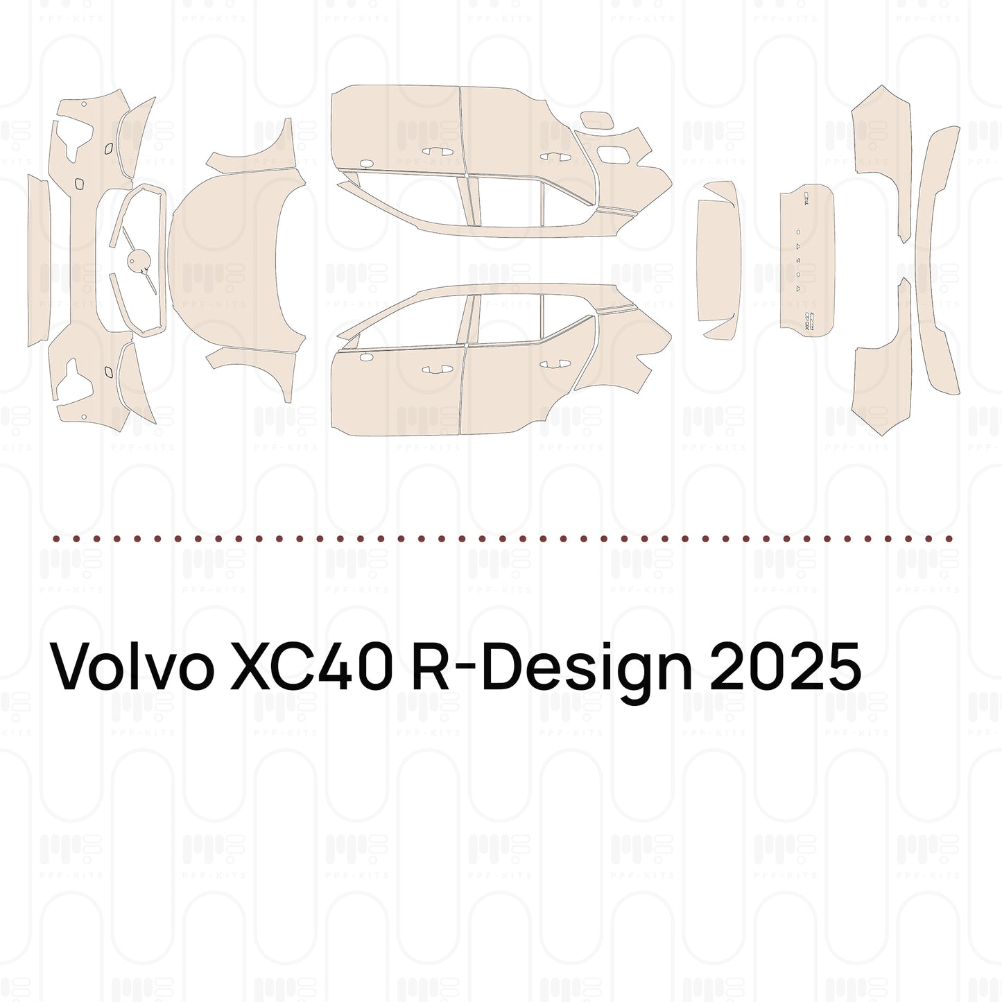 Pre-Cut PPF Volvo XC40 R-Design 2025