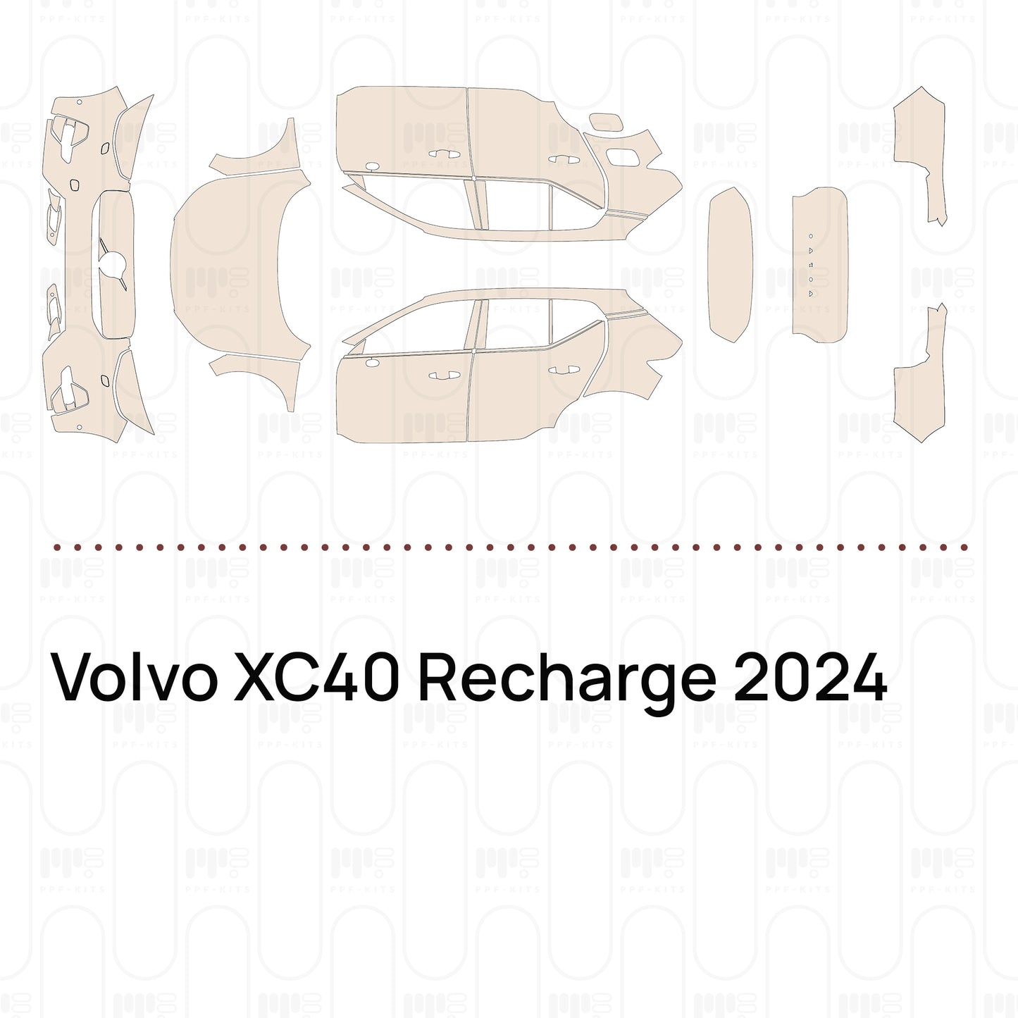 PPF precortado Volvo XC40 Recharge 2024