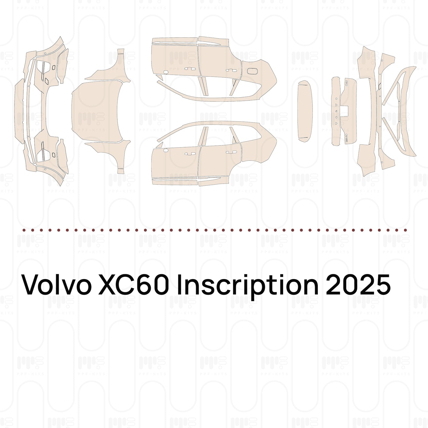 Pre-Cut PPF Volvo XC60 Inscription 2025