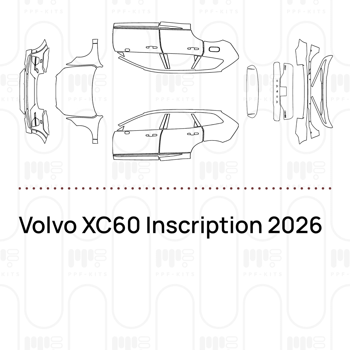 Pre-Cut PPF Volvo XC60 Inscription 2026