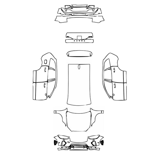 Pre-Cut PPF Volvo XC60 R-Design 2023 - PPF-Kits