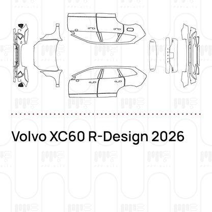 Pre-Cut PPF Volvo XC60 R-Design 2026