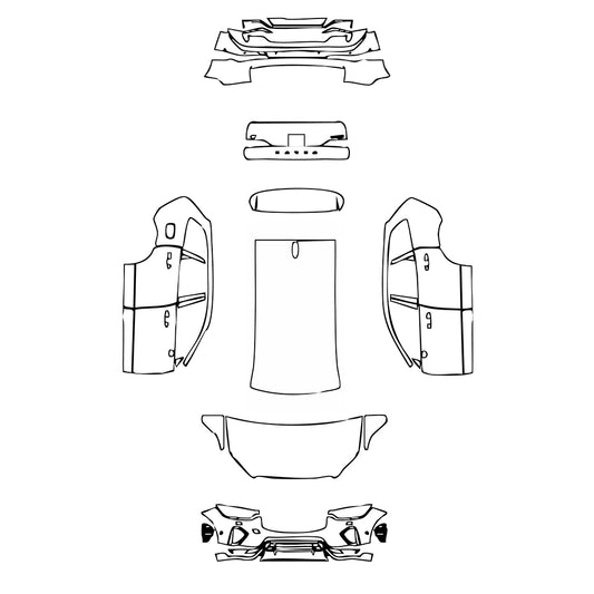 Pre-Cut PPF Volvo XC60 Recharge R-Design 2023 - PPF-Kits