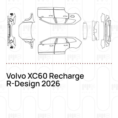 Pre-Cut PPF Volvo XC60 Recharge R-Design 2026