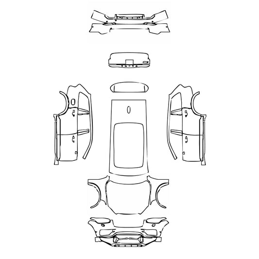 Pre-Cut PPF Volvo XC90 R-Design 2019 - PPF-Kits