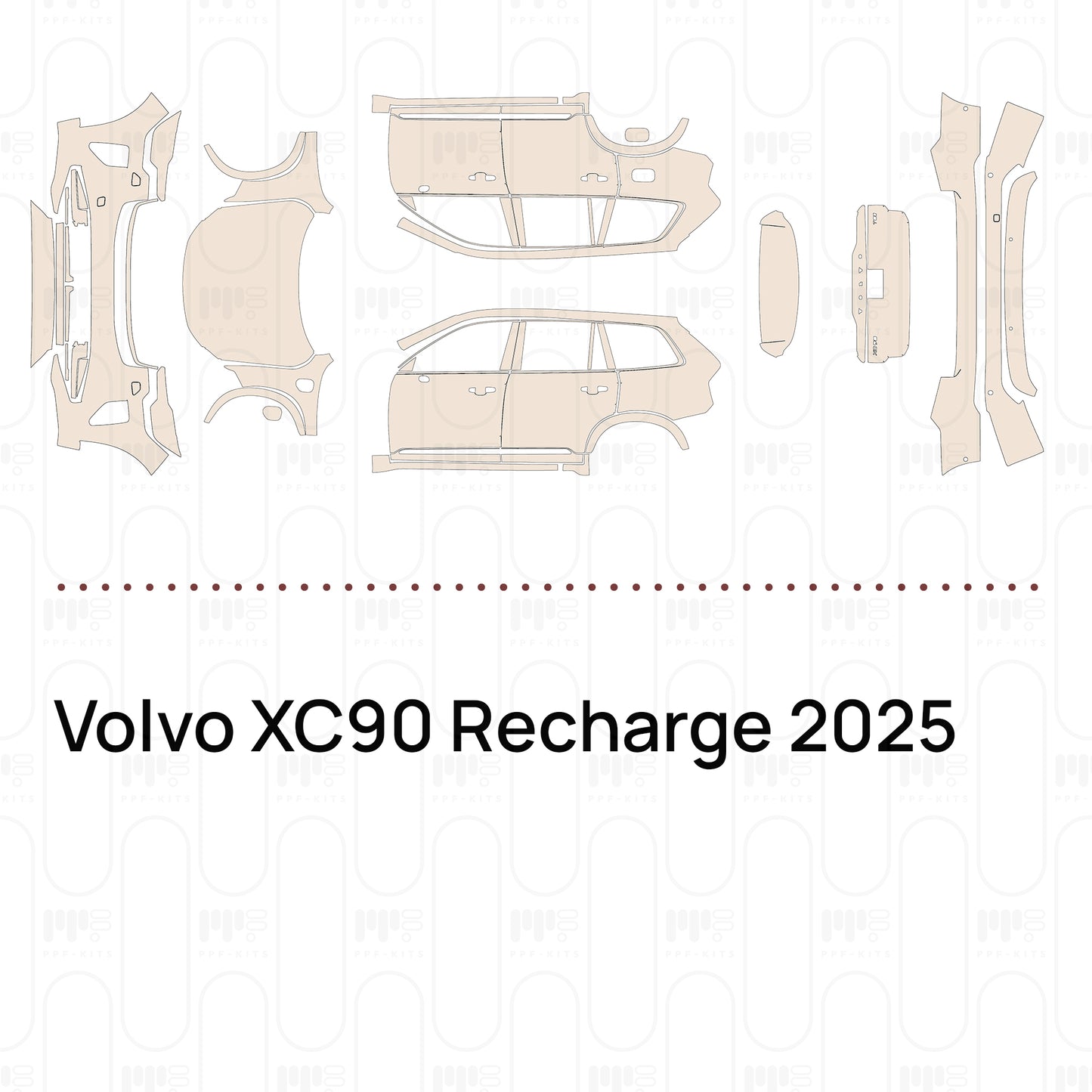 Pre-Cut PPF Volvo XC90 Recharge 2025