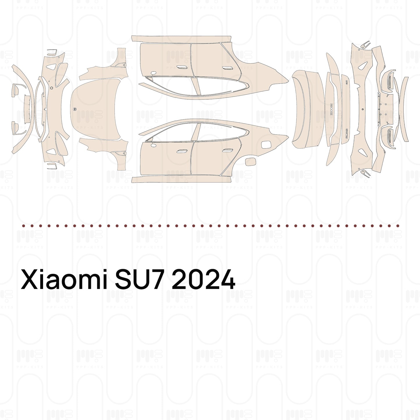 PPF precortado Xiaomi SU7 2024