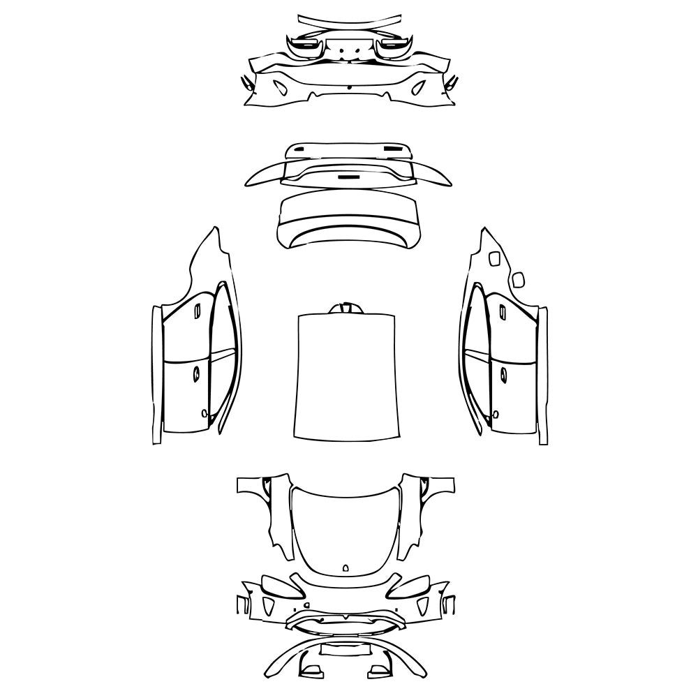 Pre-Cut PPF Xiaomi SU7 2025 - PPF-Kits