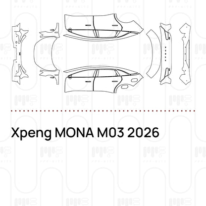 Pre-Cut PPF Xpeng MONA M03 2026