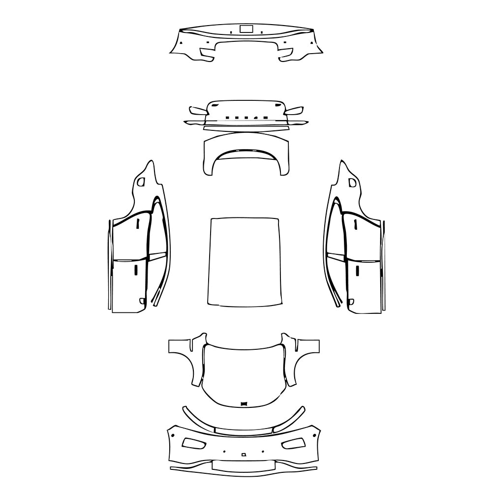 Pre-Cut PPF Xpeng P7 2021 - PPF-Kits