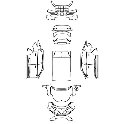 Pre-Cut PPF Zeekr 001 2021 - PPF-Kits