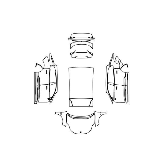 Pre-Cut PPF Zeekr 001 2025 - PPF-Kits