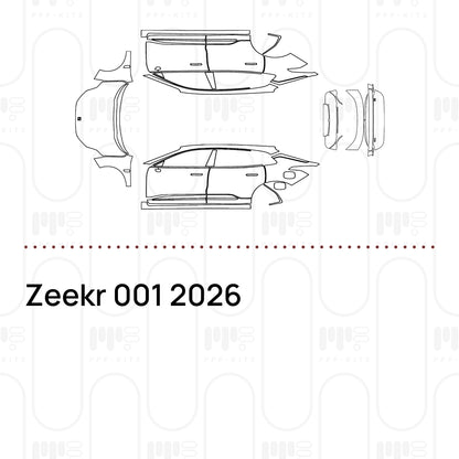 Pre-Cut PPF Zeekr 001 2026