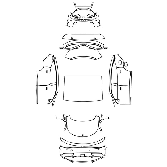 Pre-Cut PPF Zeekr 007 2024 - PPF-Kits