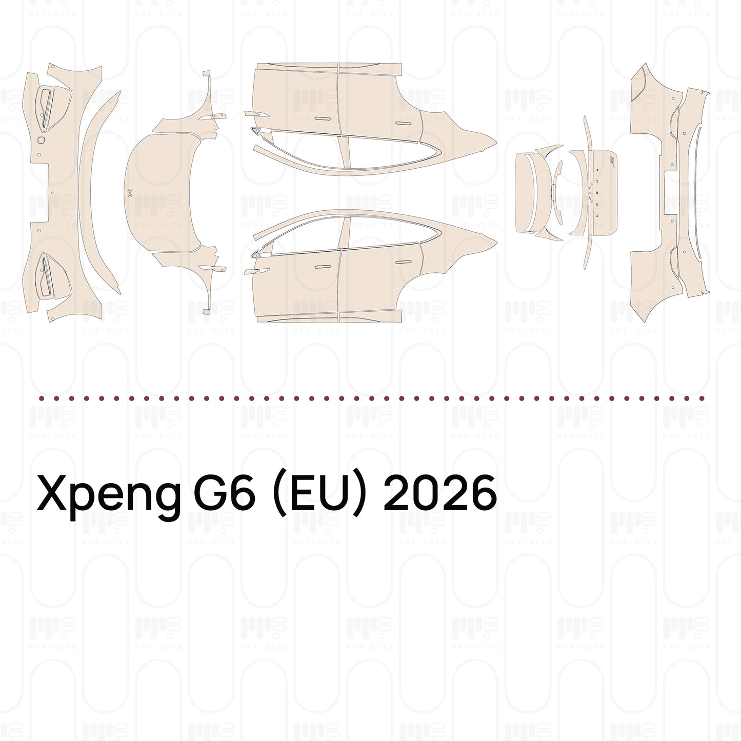 Bumper+Headlamp with 6 PDC (Parking Sensors) and 1 Camera