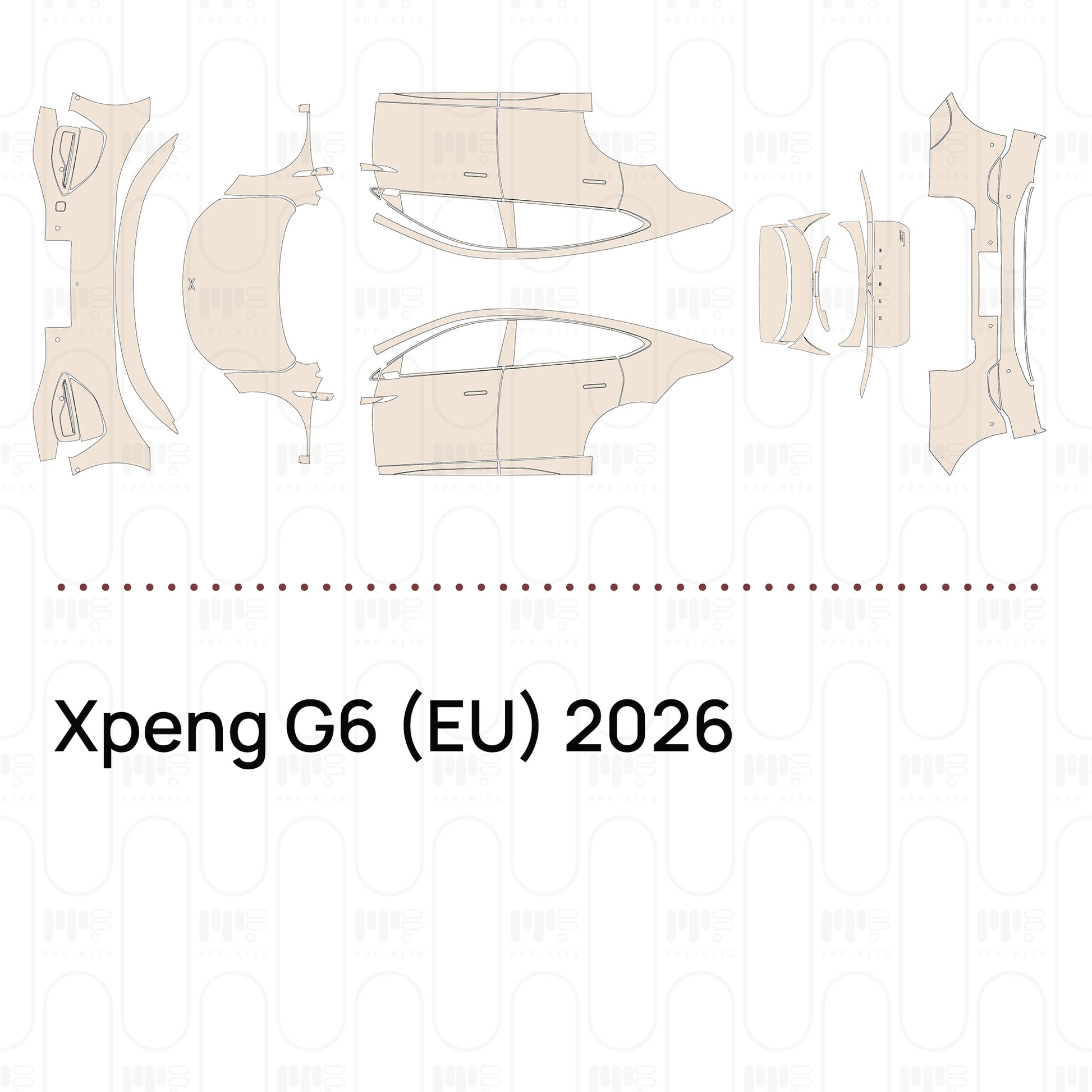 Bumper+Headlamp with 6 PDC (Parking Sensors) and 1 Camera