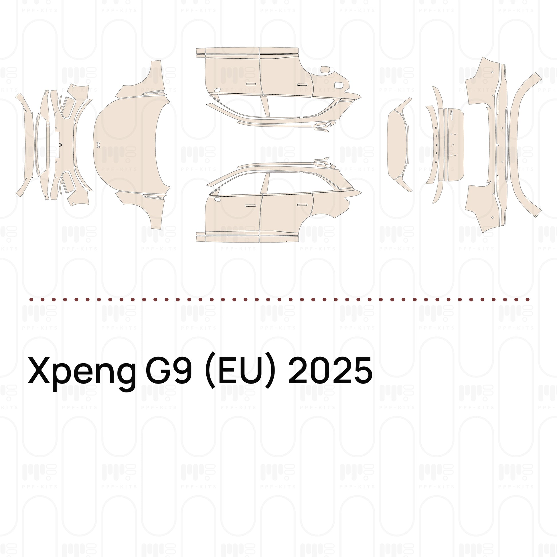 Bumper+Headlamp with 6 PDC (Parking Sensors) and 1 Camera