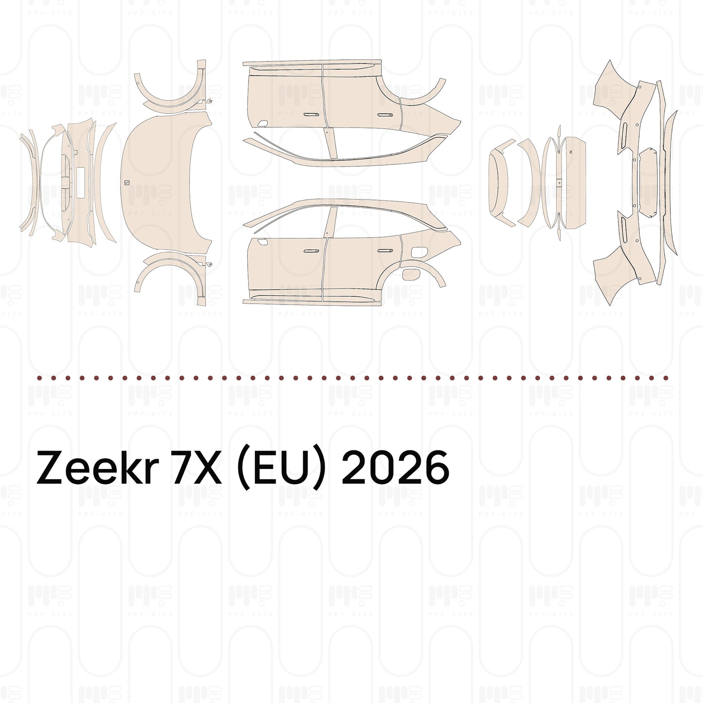 Zeekr 7X (EU) 2026 - Pre-Cut PPF